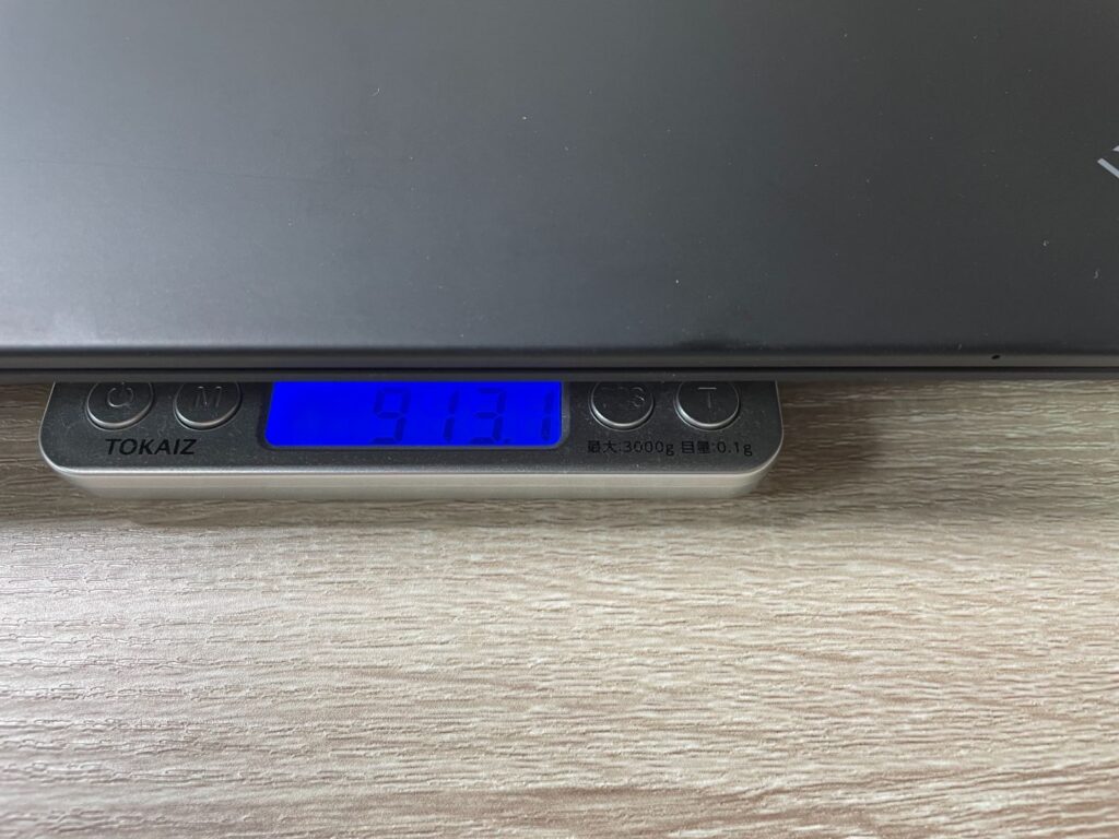 ThinkPad X1 Nanoの重量